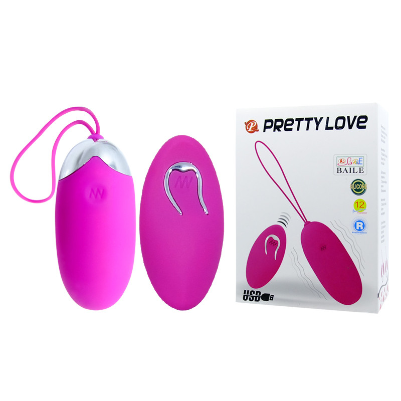 Pretty Love vibrační vajíčko Berger i na dálkové ovládání – 12 funkcí, USB nabíjení