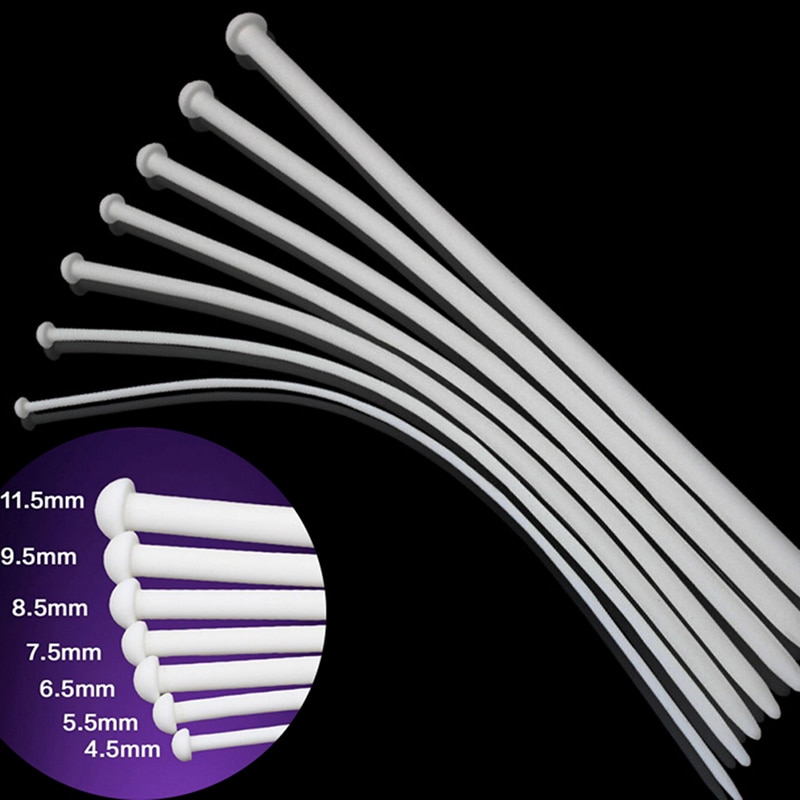 Dlouhý silikonový uretrální plug – 11,5 mm