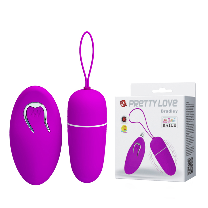Pretty Love vibrační vajíčko Bradley na dálkové ovládání – 12 funkcí, na baterie