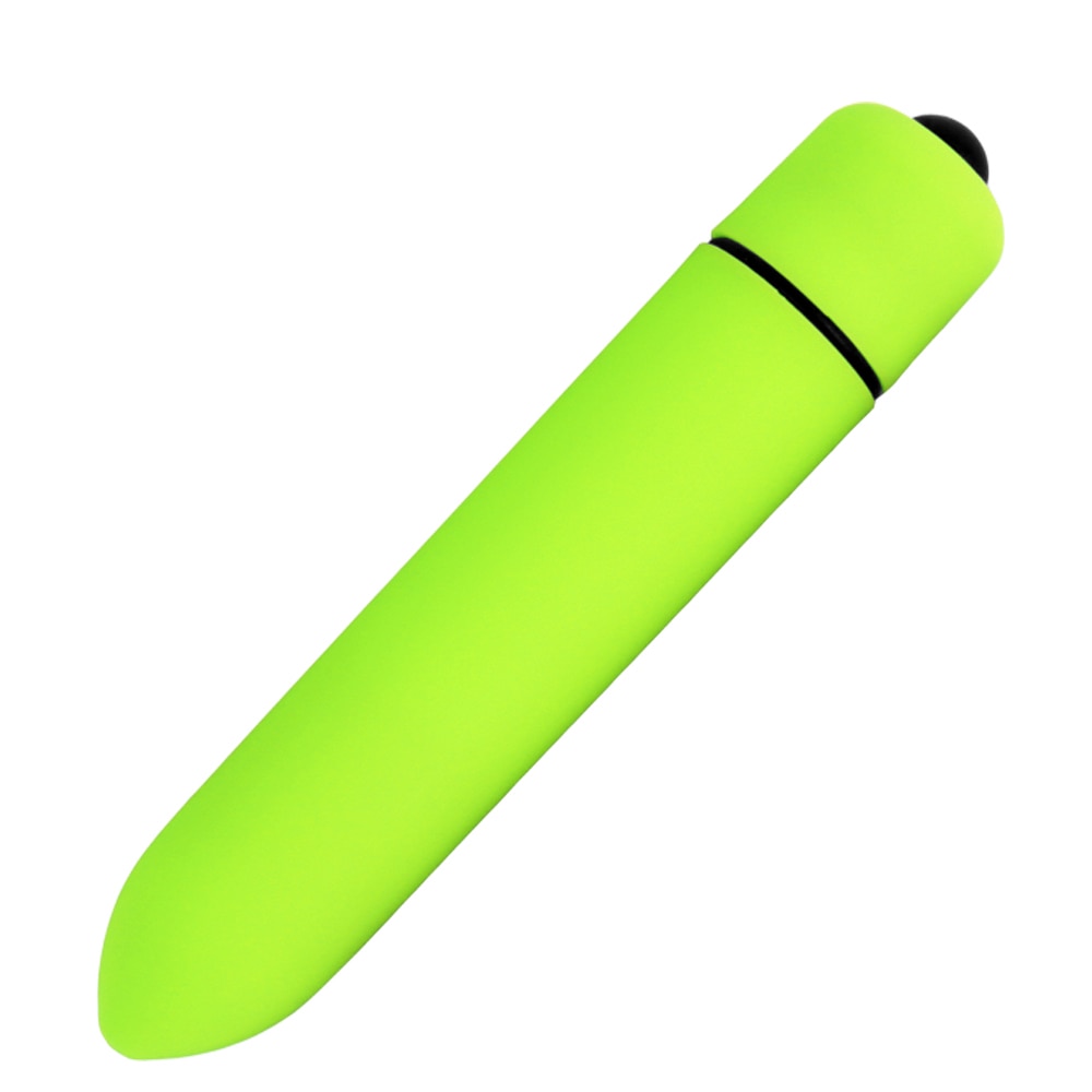 Malý zelený vibrační náboj – 10 funkcí, na baterie