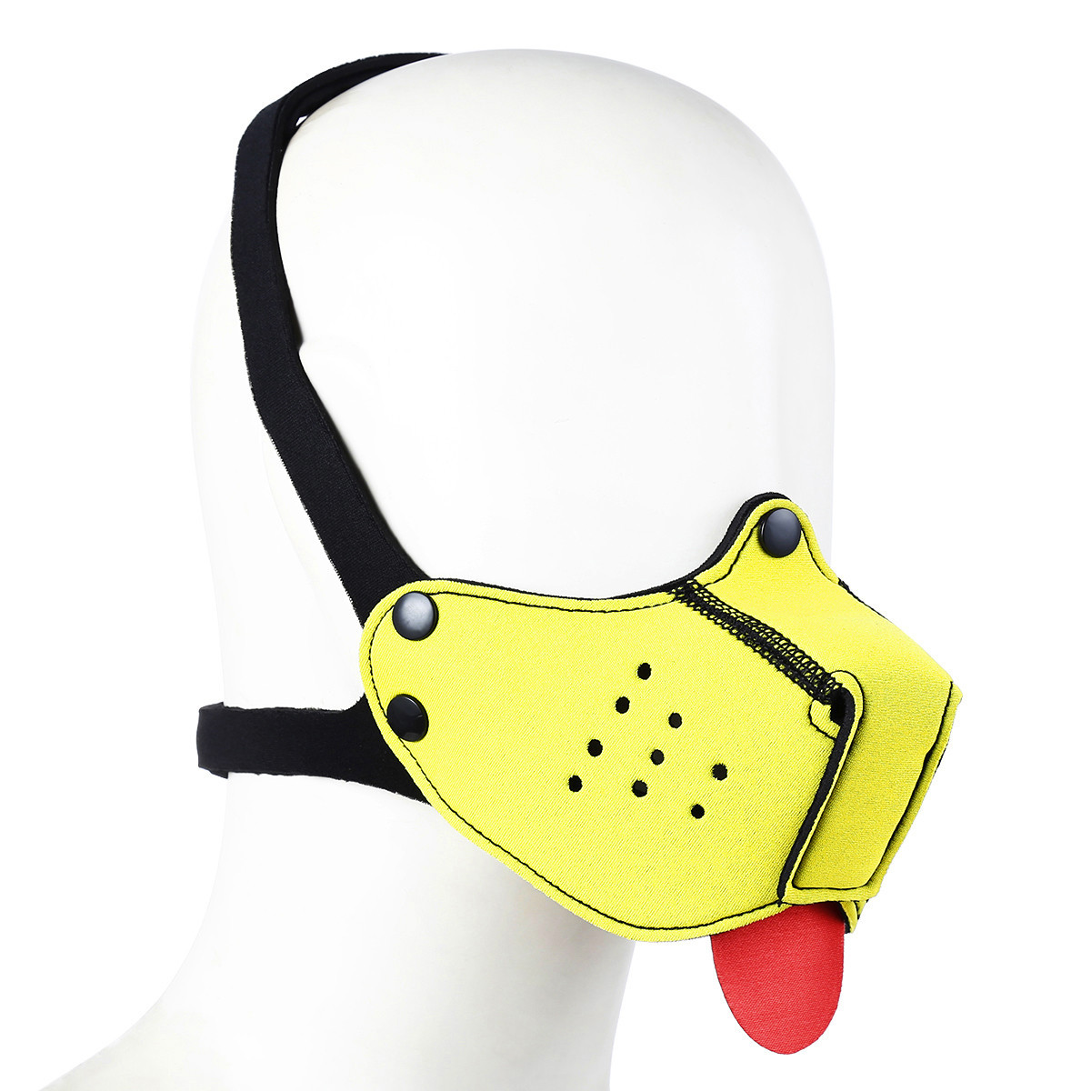 Nastavitelná psí maska, čumák – žlutá