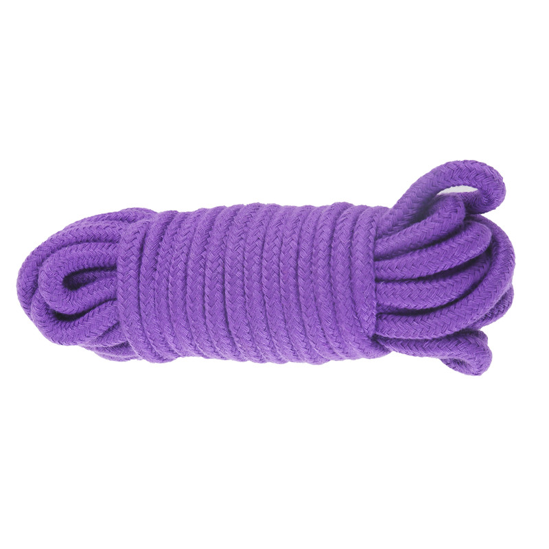 Bavlněný bondage provaz – tl. 0.6 cm 10 metrů – fialový