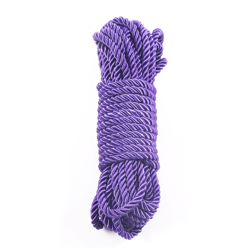 Fialový nylonový bondage provaz – tl. 0.5 cm 5 metrů	
