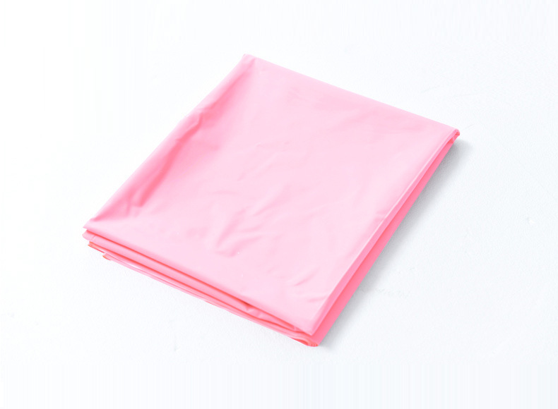 Růžový PVC polštář 80 x 50 cm